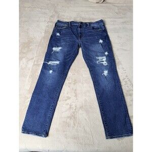 arizona jeans mens  advance flex 360 denim jeans distressed Skinny 38x30